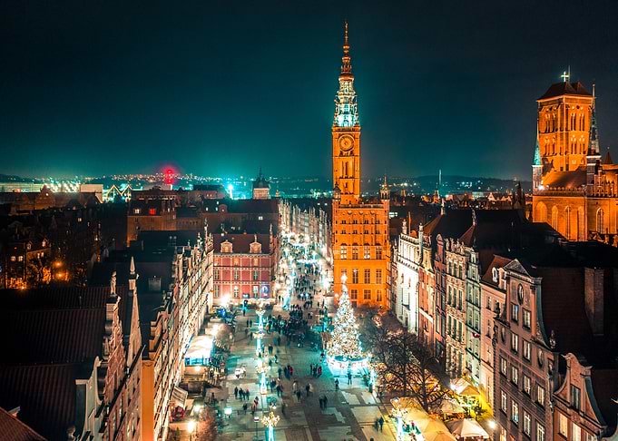 Gdansk by night