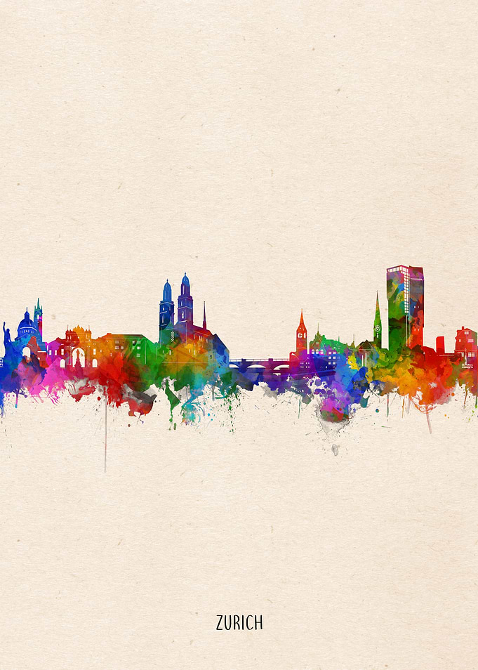zurich watercolor