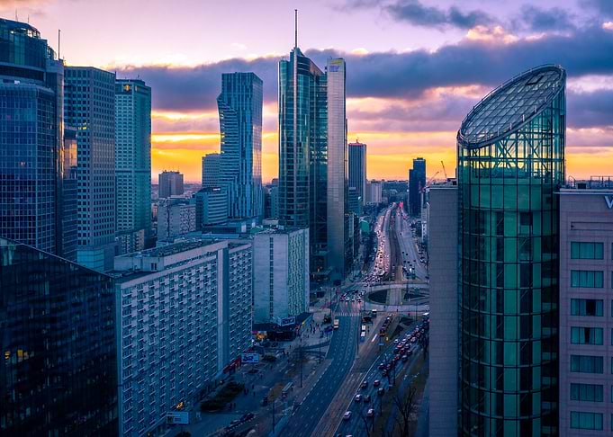 Warsaw city center