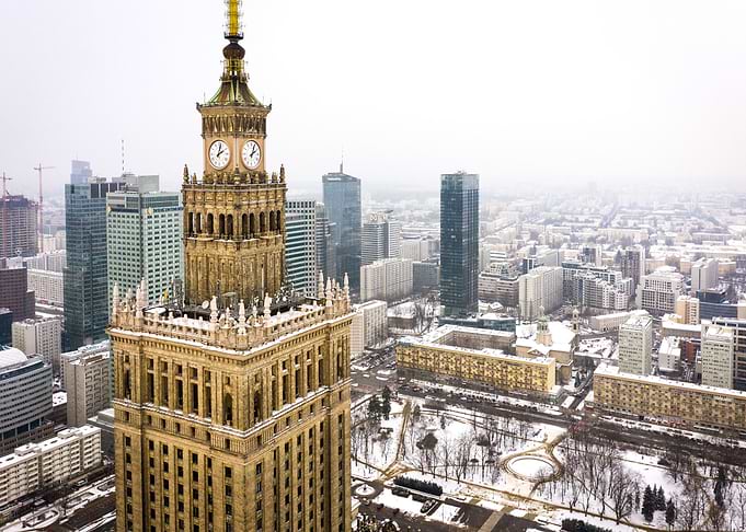 Warsaw city center