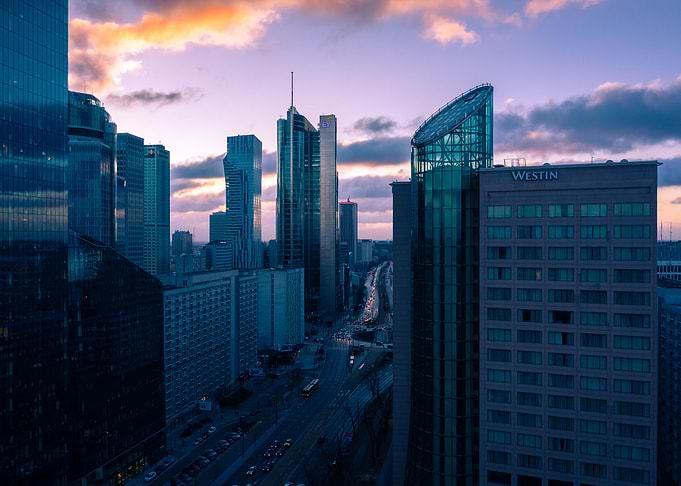 Warsaw city center