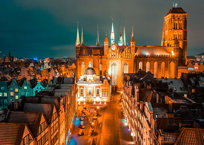 Gdansk by night