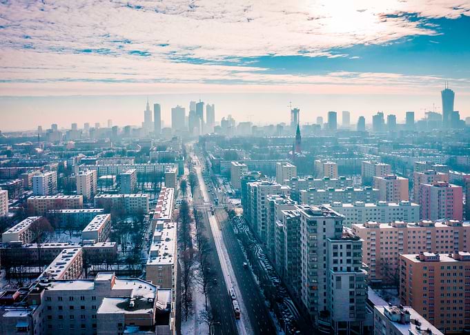 Warsaw city center
