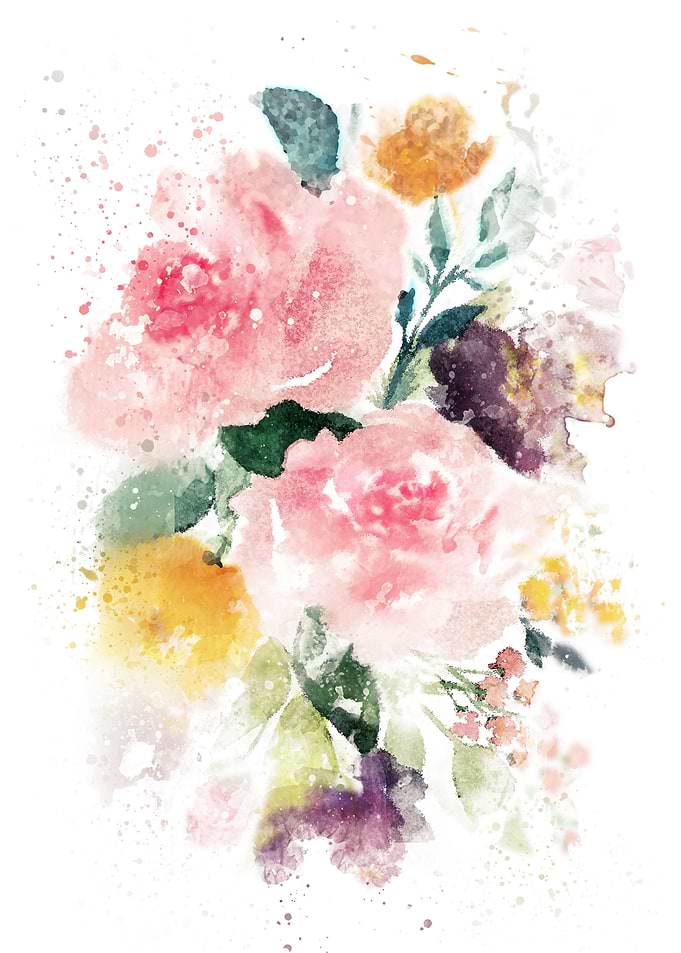 Roses And Poppies