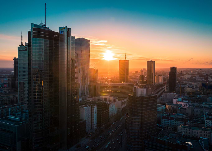 Warsaw city center