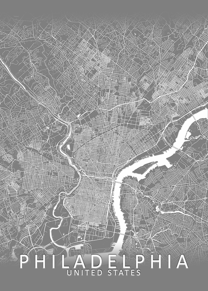 Philadelphia Grey 3D City
