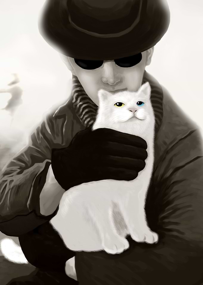 Cat and Alien