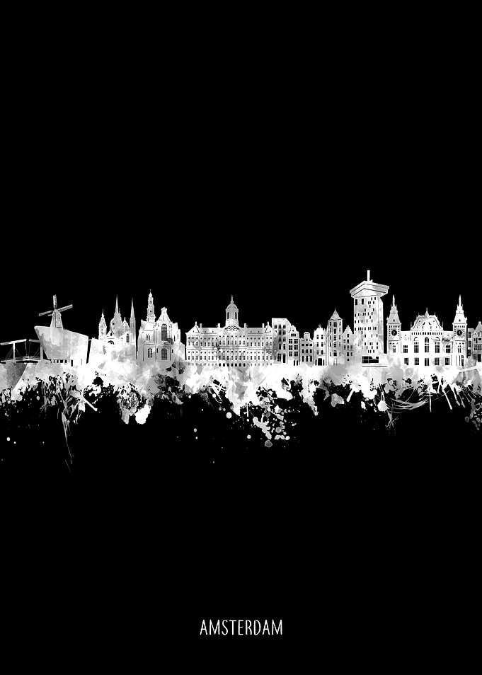 amsterdam city black