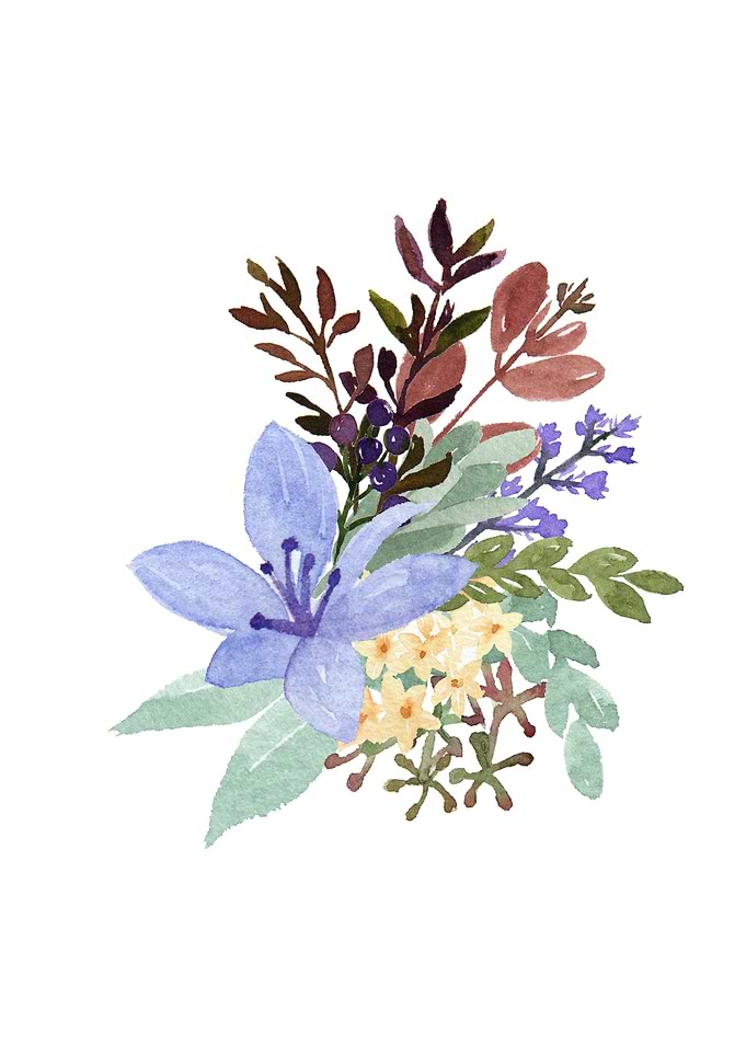 Flower watercolor