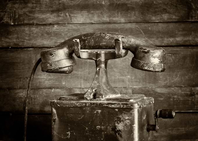 Antique phone photography