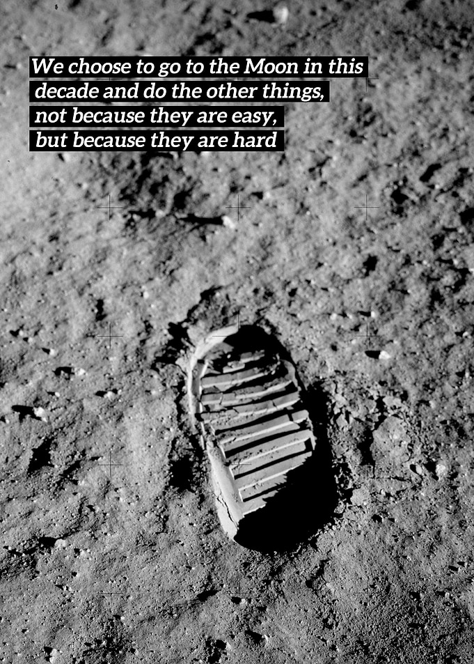 Apollo 11 Bootprint Quote