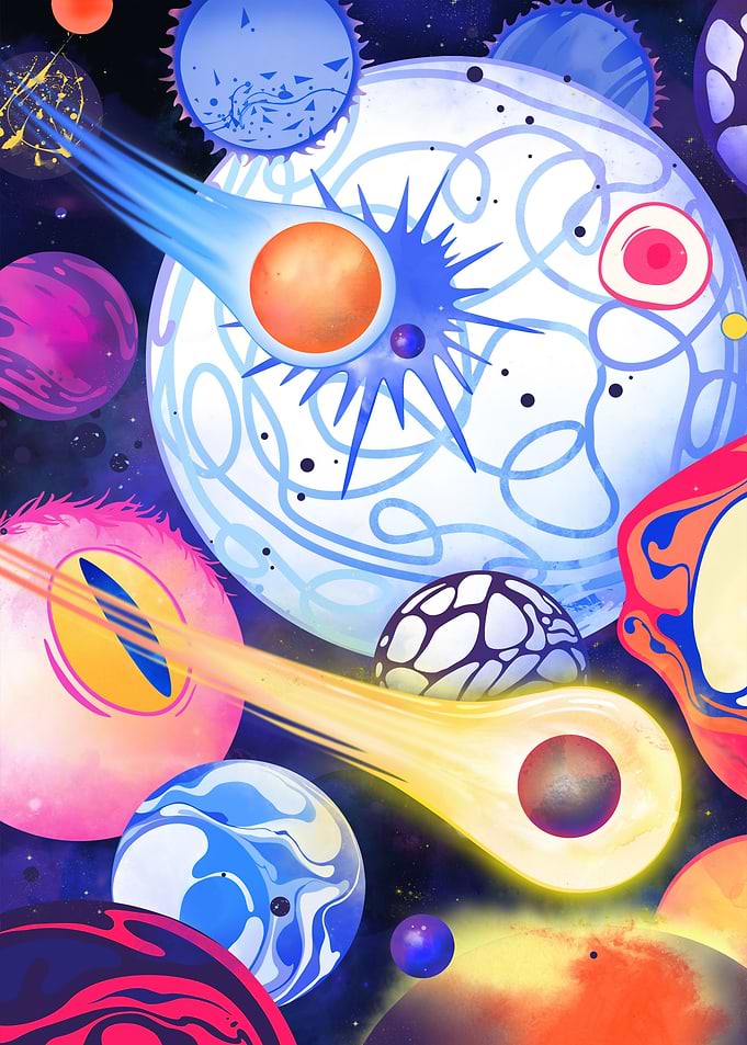 ACRYLICS PLANET PARTY