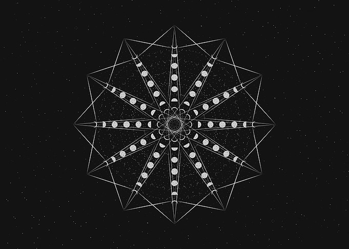 Moon Cycle Mandala
