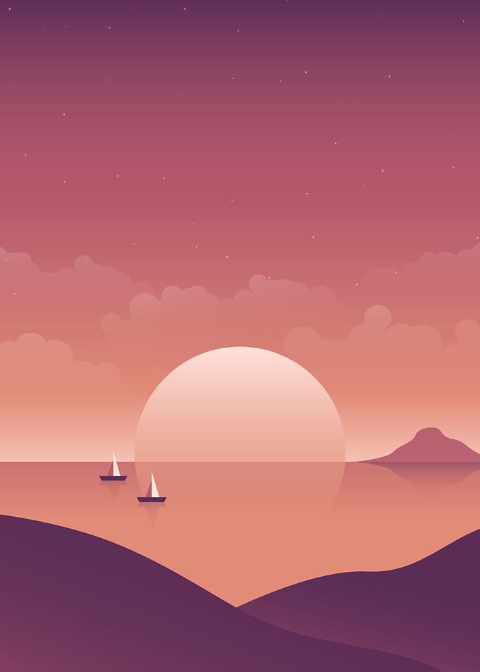 Sunset on the Beach