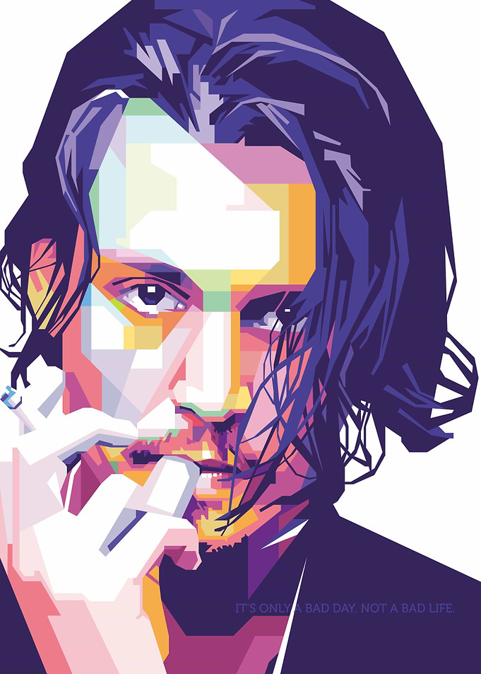 Johnny Depp Popart