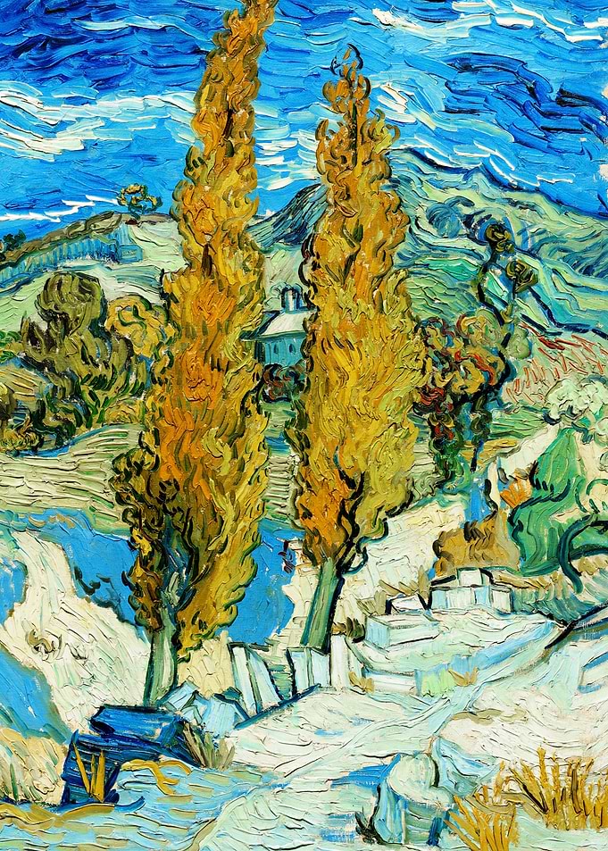 Poplars of van Gogh