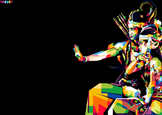 Traditional Dancer in WPAP