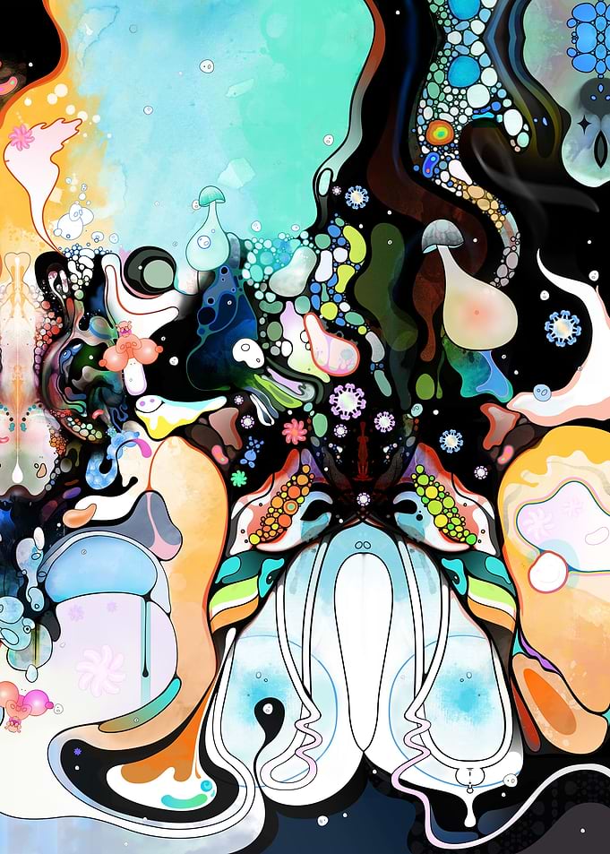 Dreams bubbles shadows