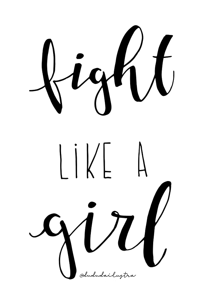 Fight like a girl