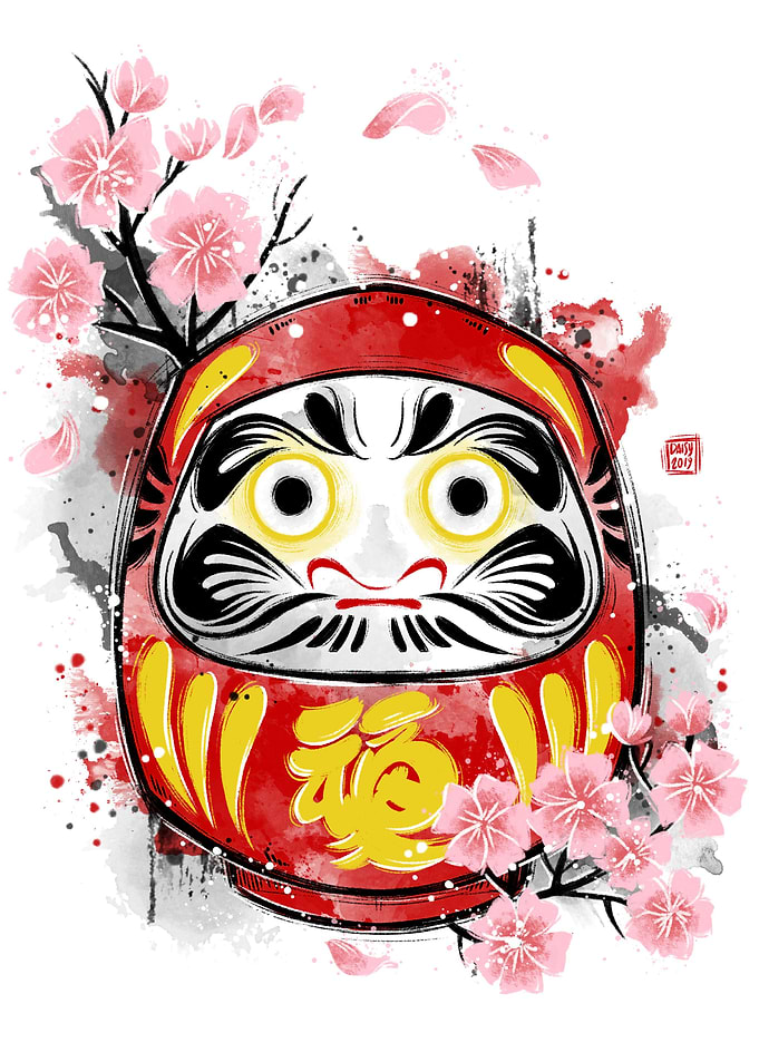 Sakura Daruma
