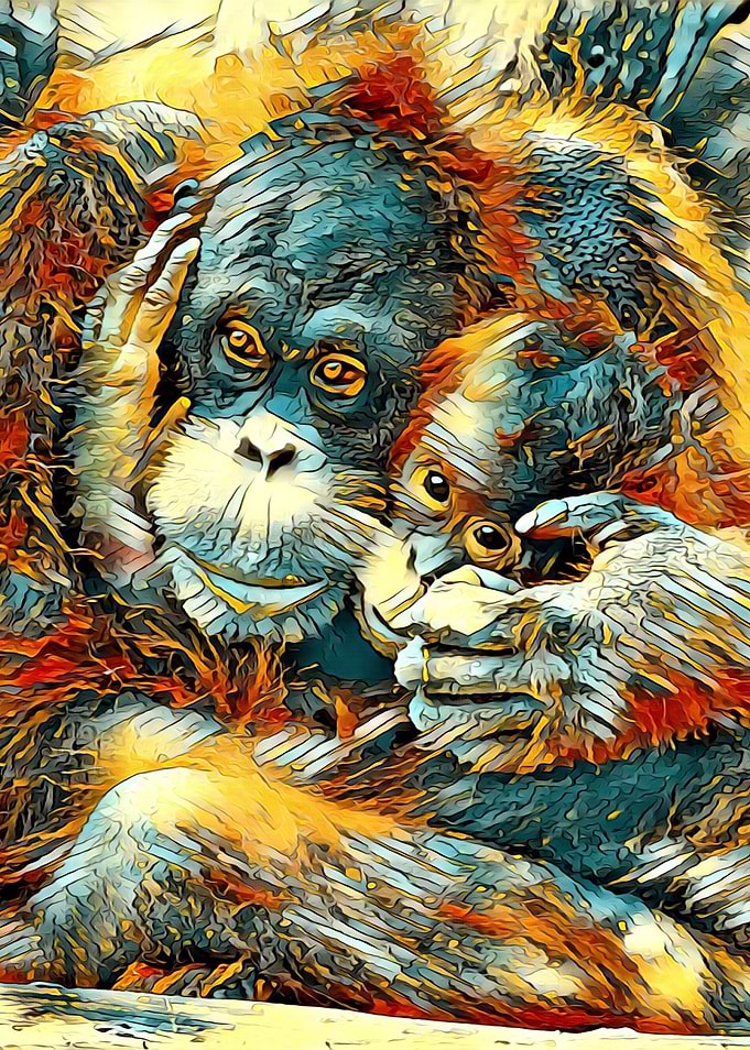 AnimalArt OrangUtan 003