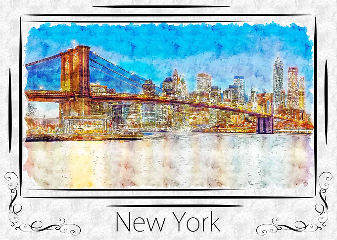 New York Brooklyn Bridge