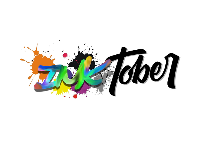 inktober lettering