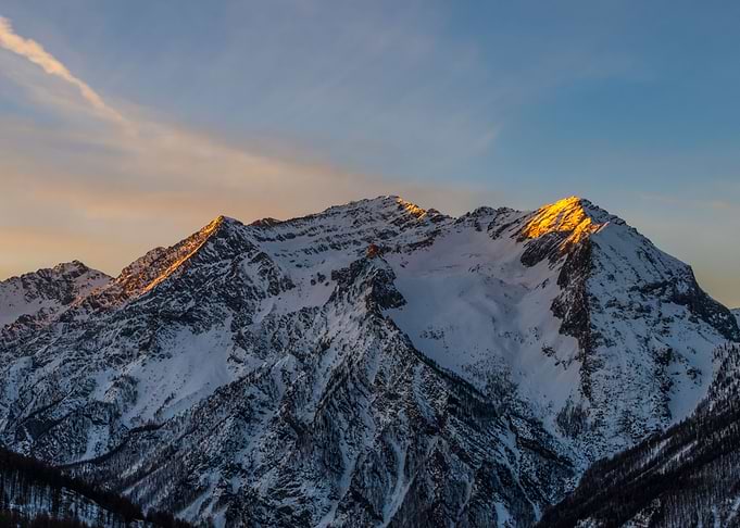 Peaks of sunrise