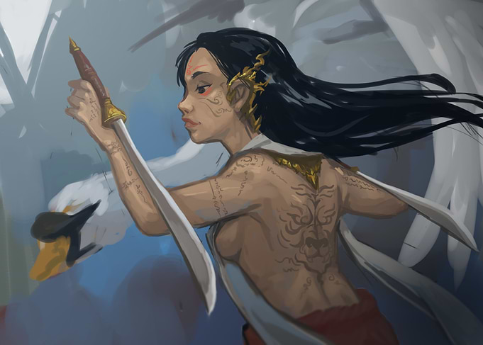 Broken swans