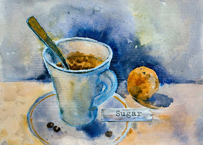 Watercolor Cup of Coffee