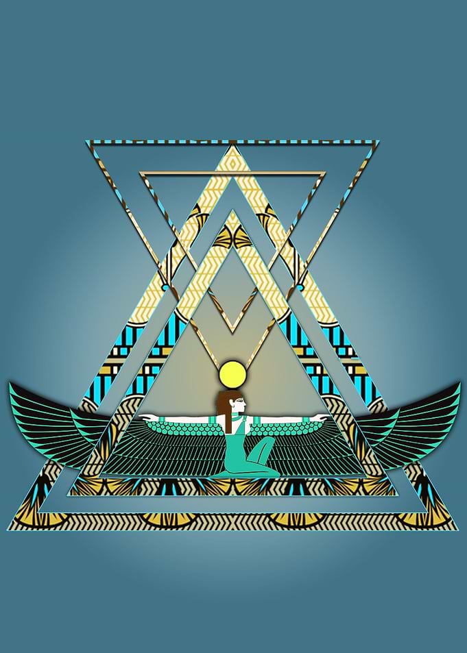 Geometric Goddess Isis