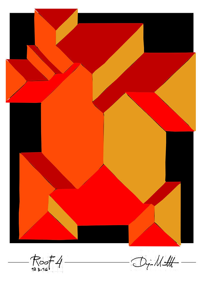 Geometric Art Roof 7