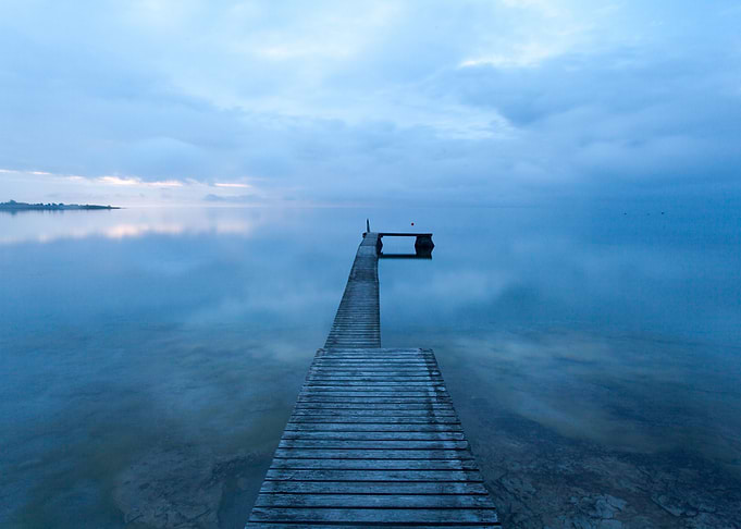 Ocean meets sky