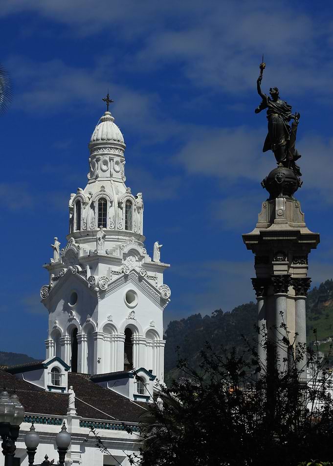 Statue and Church Dome