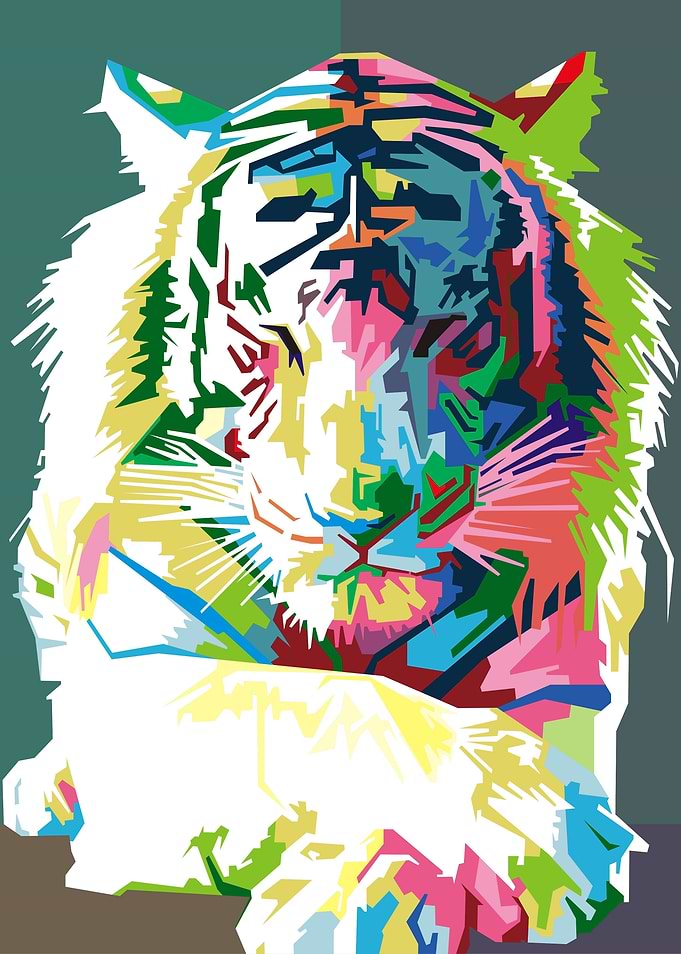 tiger smile