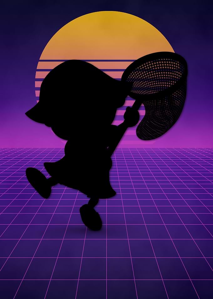 Retro Villager Girl