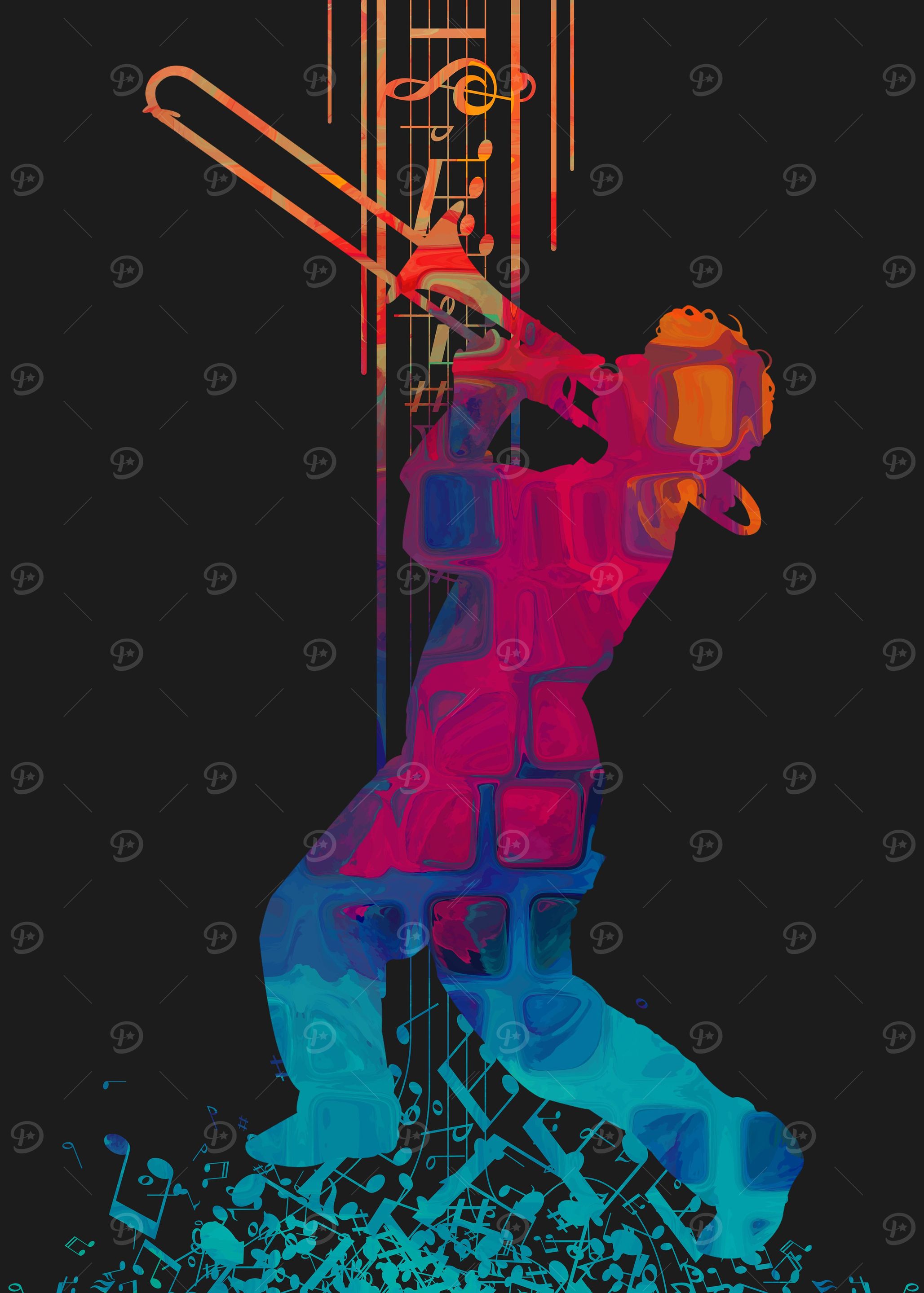 I love Music Trombone
