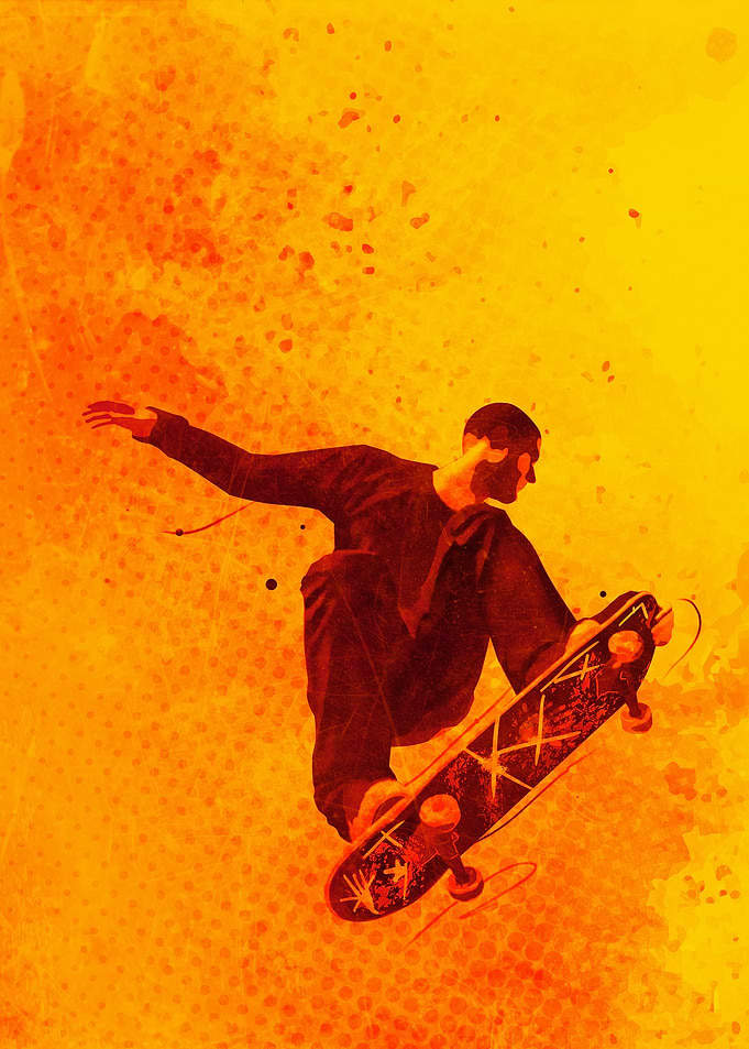 Heat of Skateboard