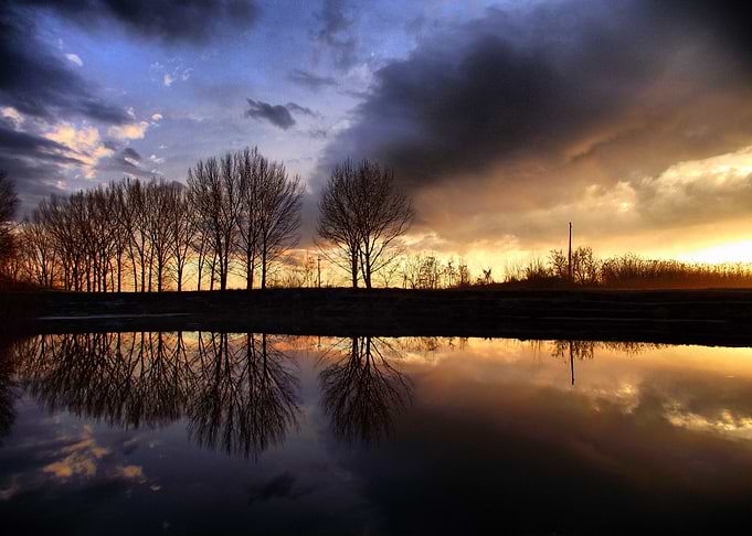 Fire in the sky