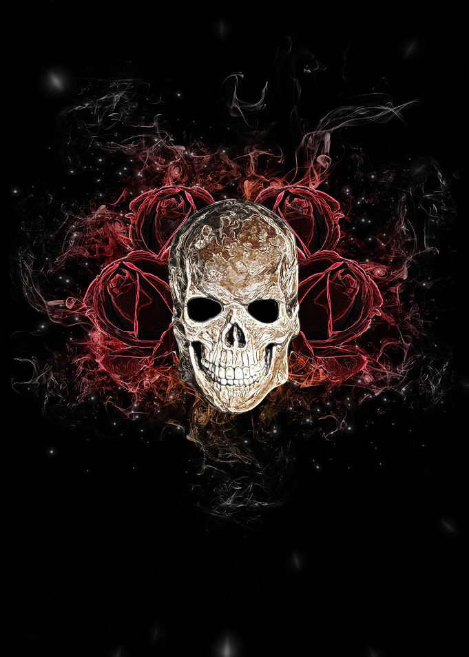 Skull Rose