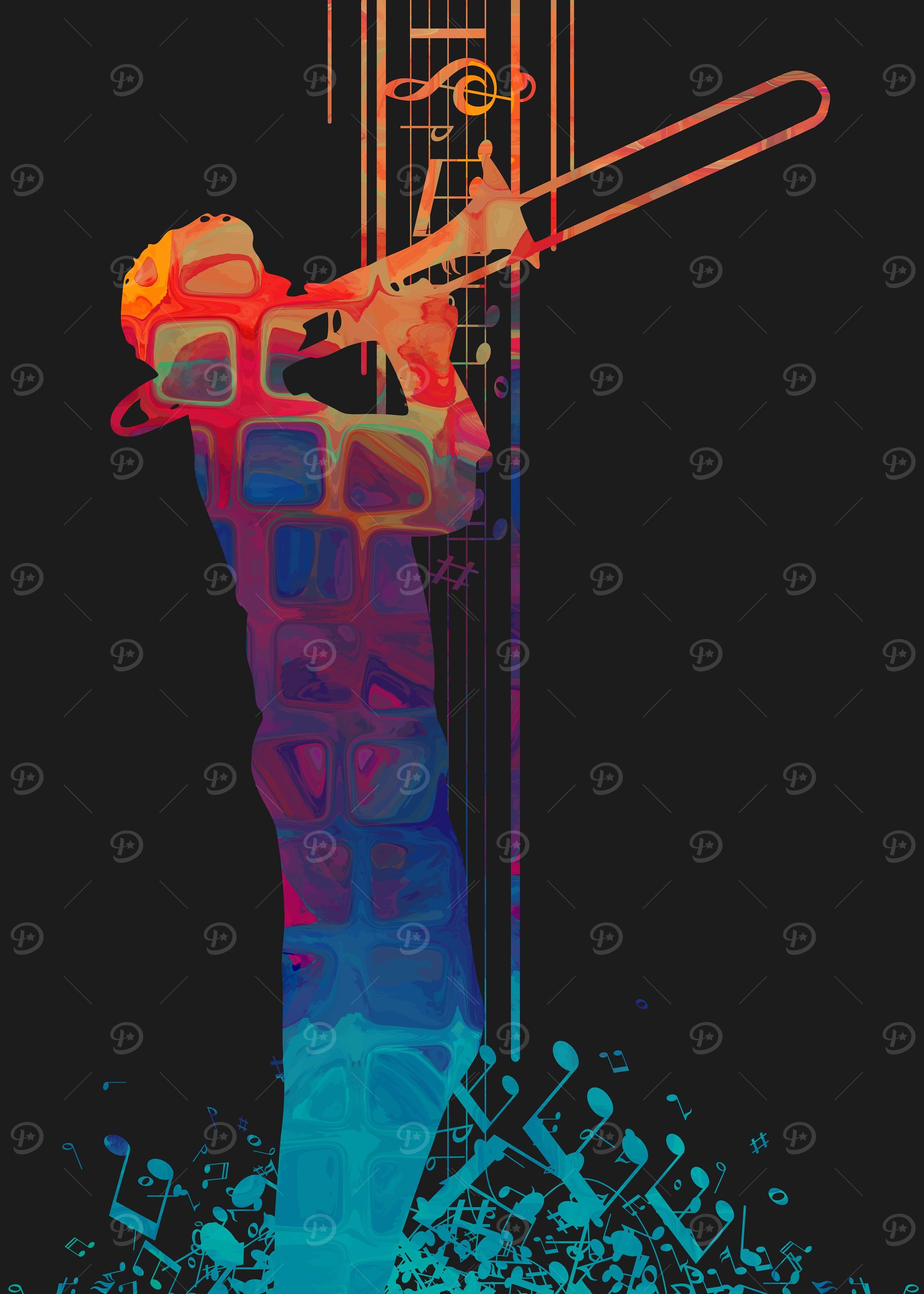 I love Music Trombone2