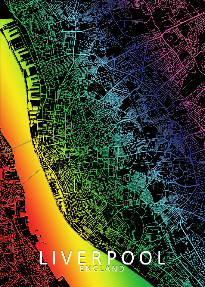 Liverpool Rainbow City Map
