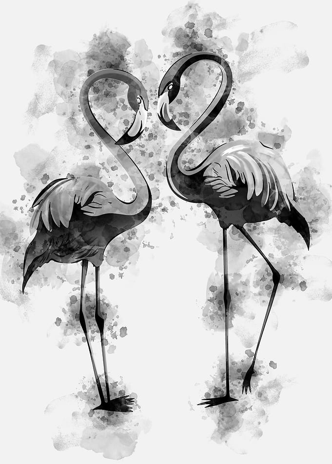 Flamingos Ink