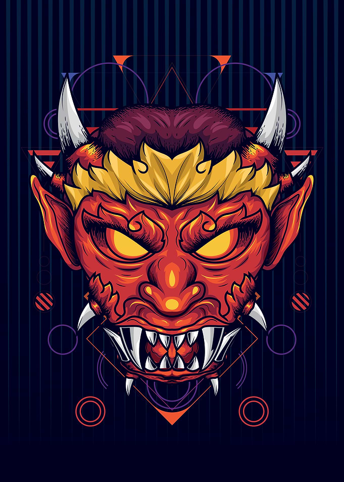 Demon Head Sacred Geometry