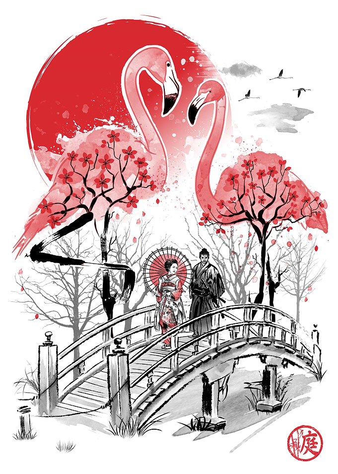 Flamingo Garden