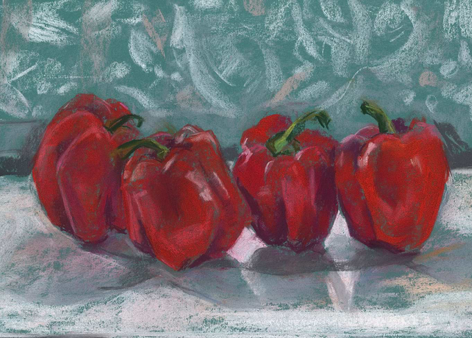 Red Bell Paprika Peppers
