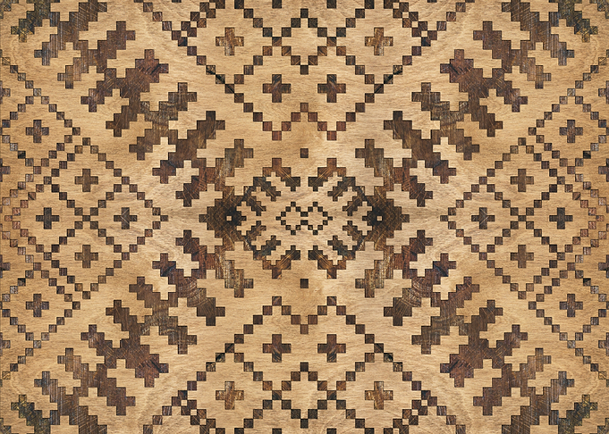 Geometric Wooden Pattern