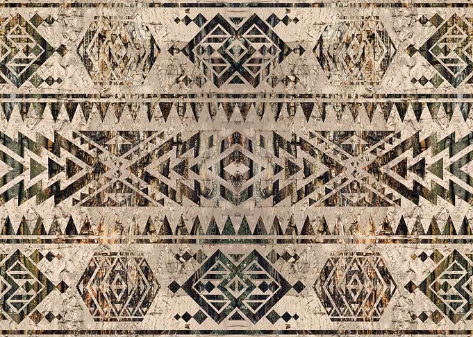 Geometric Wooden Pattern