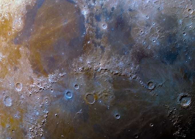 Colors of the Moon