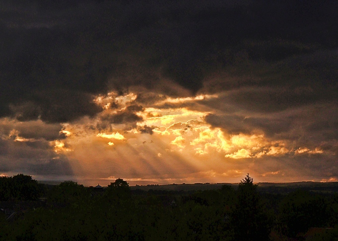 Sunset Sunbeams